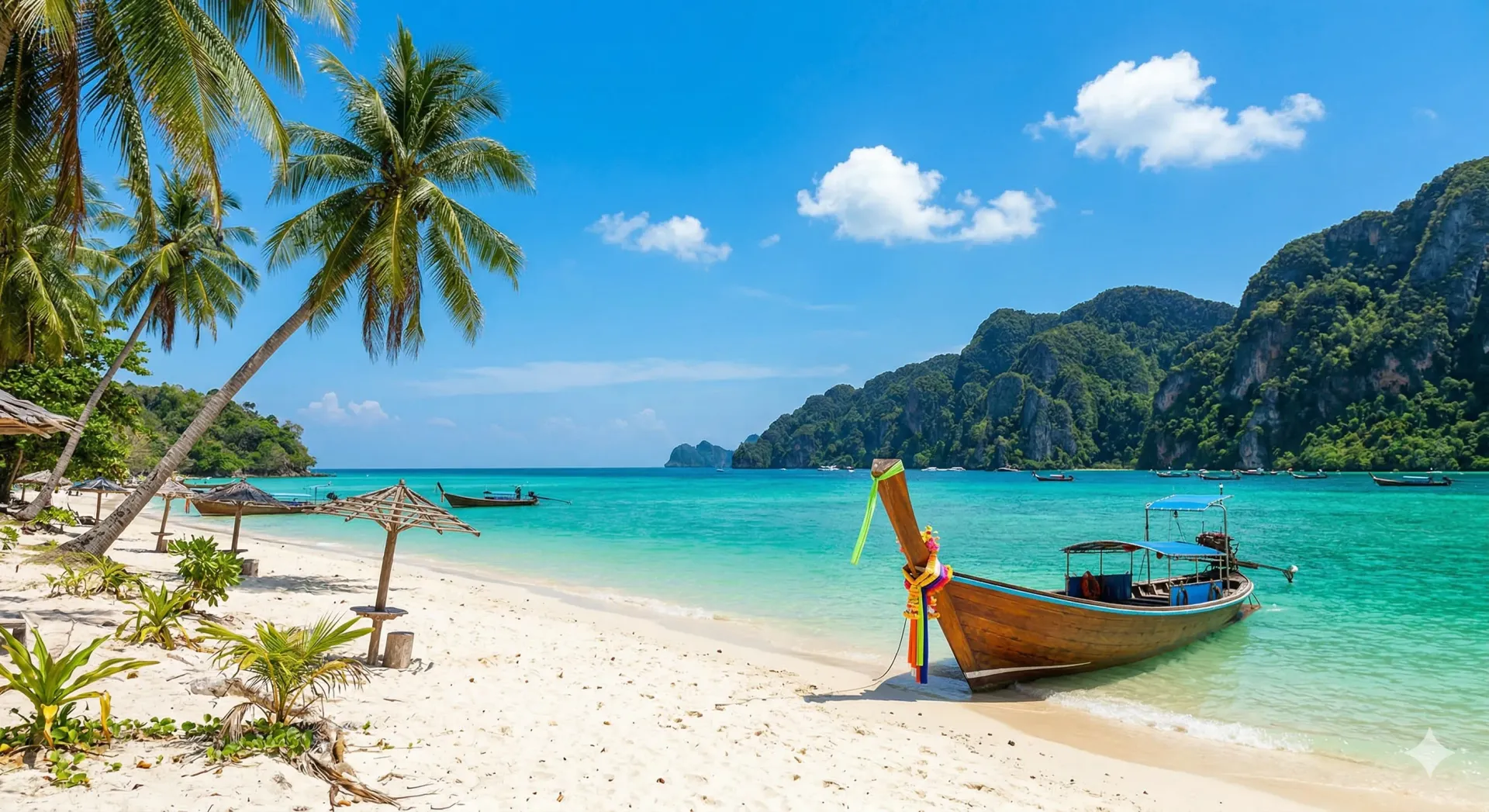 Tropical islands and turquoise waters near Pattaya